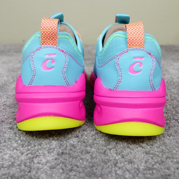 Clove Classic Shoes Womens Sneakers Work Neon Blue Pink Nursing Running Walking - Picture 4 of 8